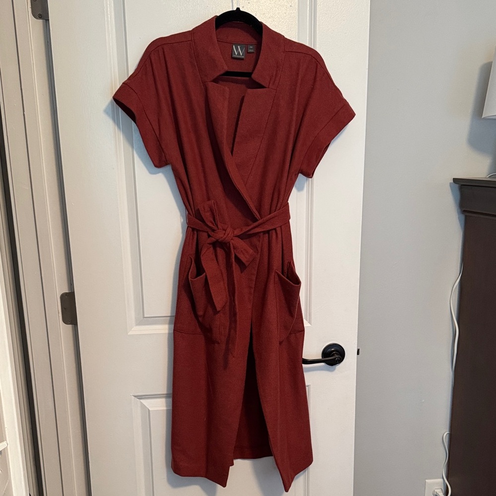 Worthington Rust sweater jacket